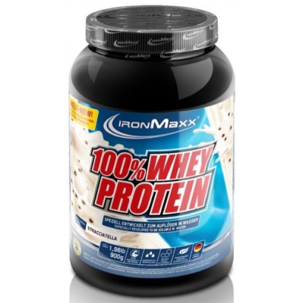 100% Whey Protein - 900 гр (банка) - Страчателла