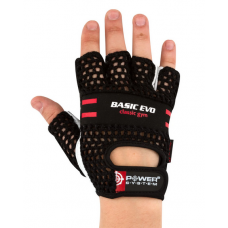 Перчатки для фитнеса и тяжелой атлетики EVO PS-2100 L Black/Red