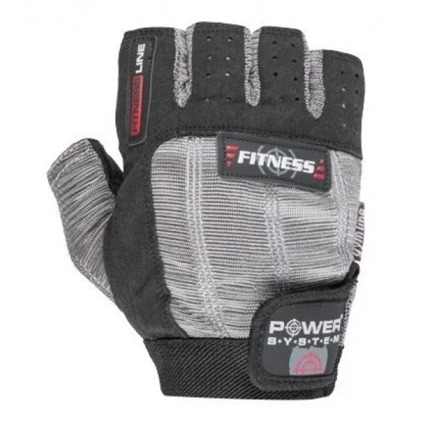 Перчатки для фитнеса и тяжелой атлетики  PS-2300 M Grey/Black