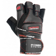 Перчатки для фитнеса и тяжелой атлетики PS-2810 L Black/Red