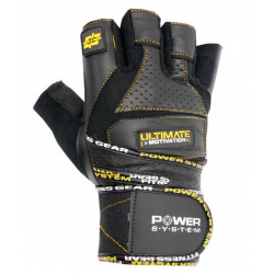Перчатки для фитнеса и тяжелой атлетики PS-2810 XL Black/Yellow