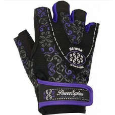Перчатки для фитнеса и тяжелой атлетики PS-2910 M Black/Purple