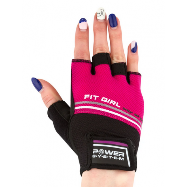 Перчатки для фитнеса и тяжелой атлетики PS-2920 Pink M