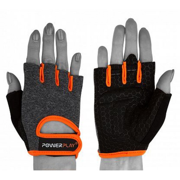 Перчатки PP-2935 серо-оранжевые