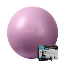Мяч для фитнеса 4001 75 см - Фиолетовый + насос