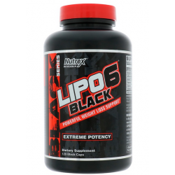 Lipo 6 Black Powerful WLS Extreme Potency - 120 капс