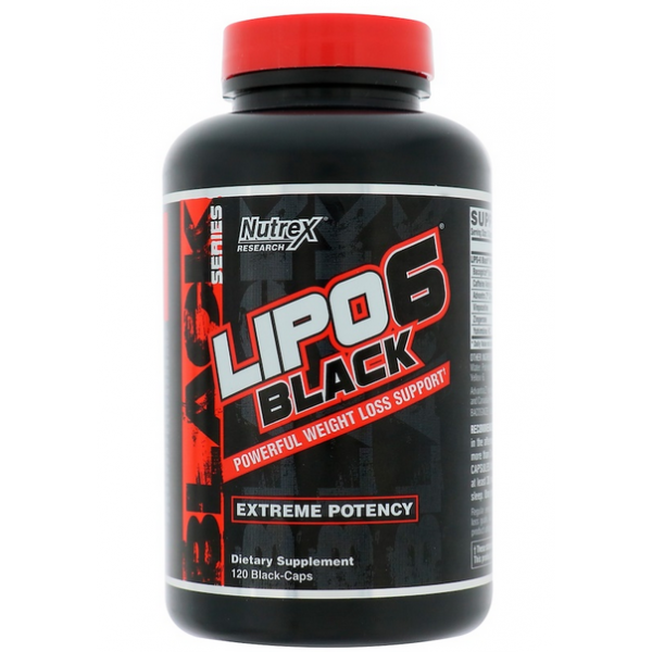 Lipo 6 Black Powerful WLS Extreme Potency - 120 капс