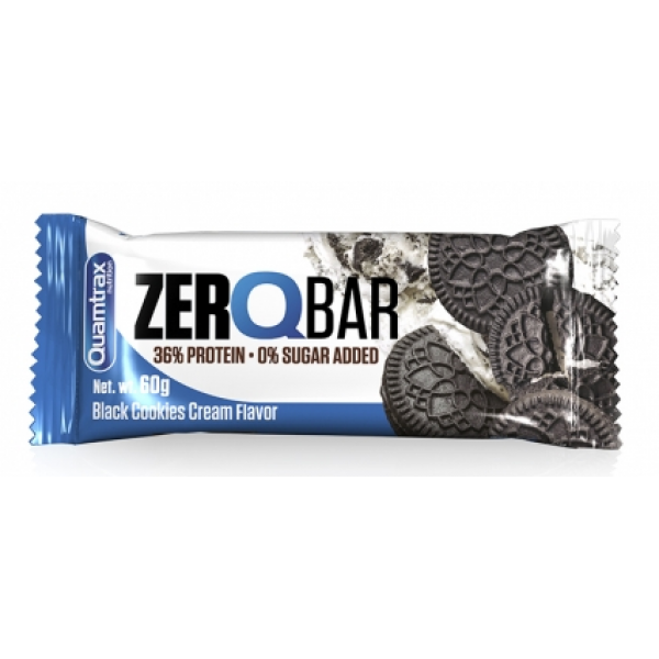 Батончик Zero Qbar - (60 г 1/12) - Cookies&Cream