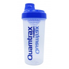 Shaker bottle 750 ml Quamtrax clear/blue
