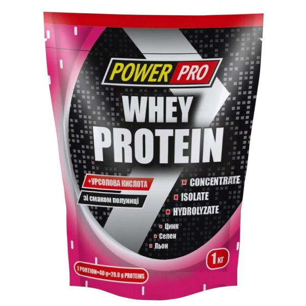 Whey Protein, 2 кг - клубника со сливками