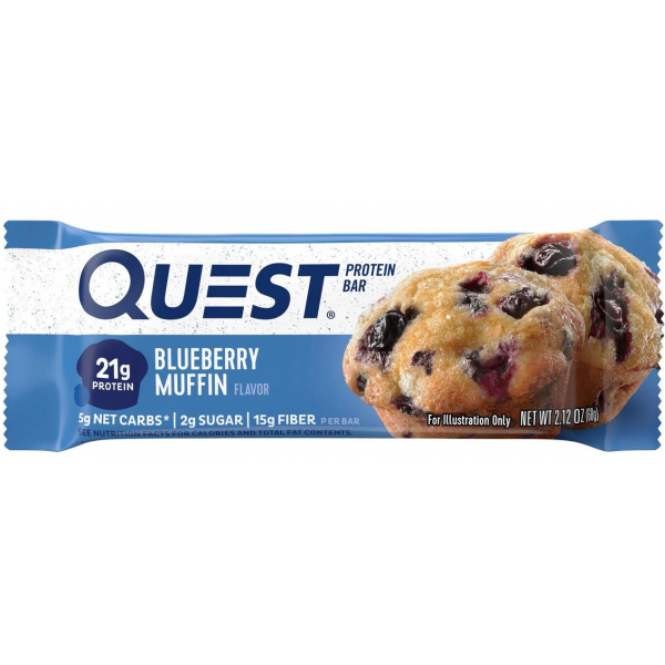 Quest Bar 60 гр черничный маффин