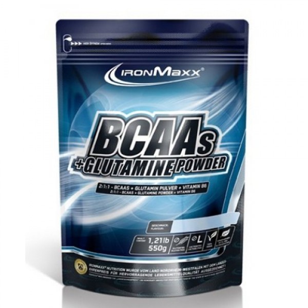 BCAAs + Glutamine Powder - 550 г (пакет) - Апельсин