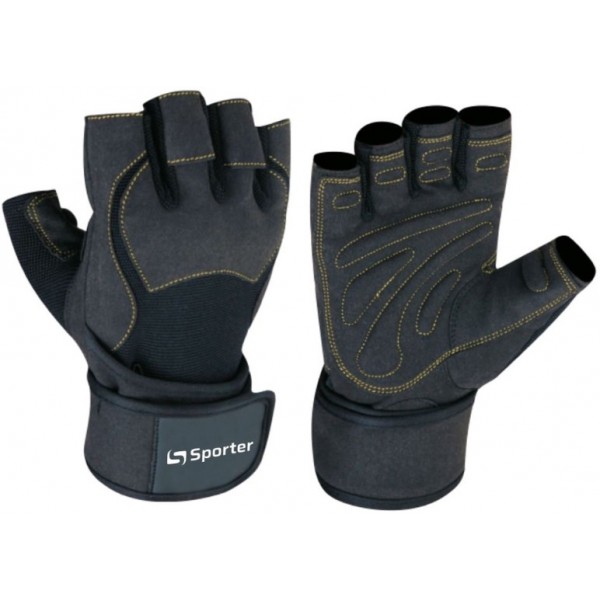 Перчатки Men (MFG-148.4 A) - Black/Yellow - L