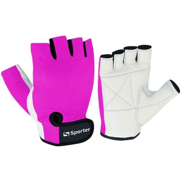 Перчатки Women (MFG-208.4 C) - White/Pink - S