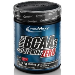 100% BCAAs + Glutamine Zero - 500 г (банка) - Вишня