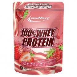 100% Whey Protein - 500 г (пакет) - Клубничное мороженое