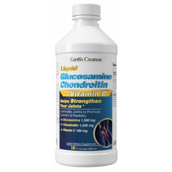 Liquid Glucosamine, Chondrotin + Vit C - 480 мл