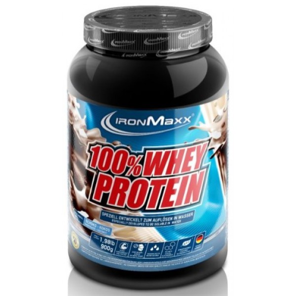 100% Whey Protein - 900 г (банка) - Шоколад - кокос