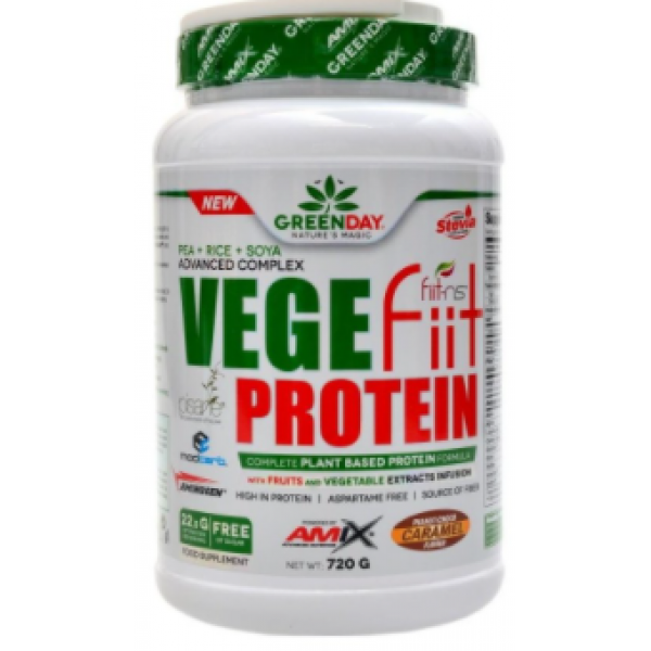 GreenDay Vege-Fiit Protein - 720 г - peanut choco caramel