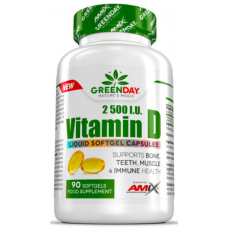 GreenDay Vitamin D3 2500I.U. - 90 софт гель