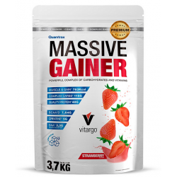 NEW Massive Gainer 25% - 3,7 кг - белый шоколад&клубника
