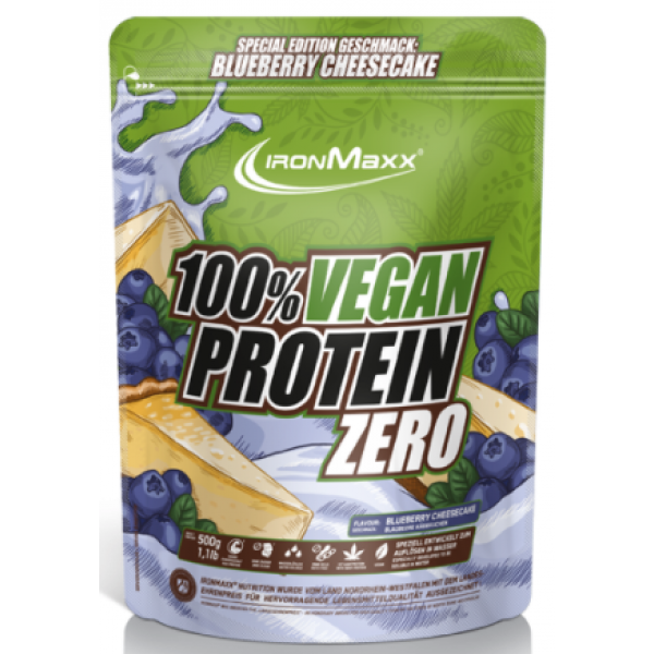 100 % Vegan Protein Zero - 500 г (пакет) - Черничный чизкейк