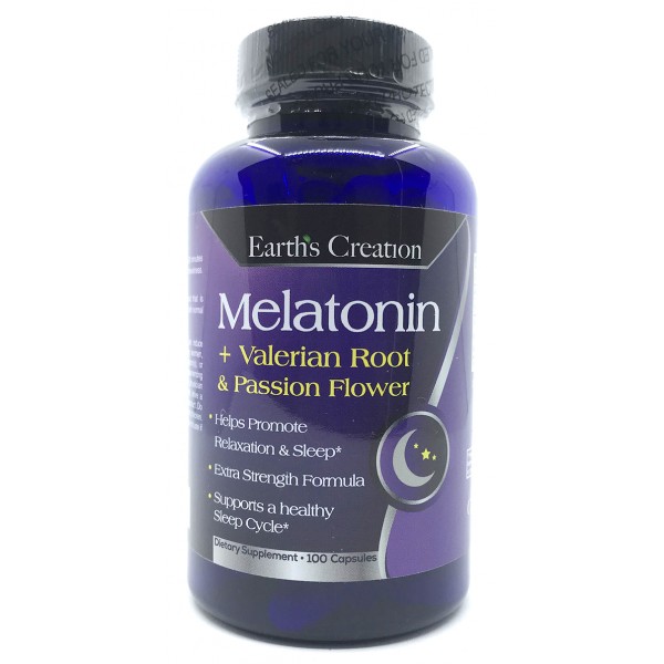 Melatonin + Valerian Root & Passion Flower - 100 капс