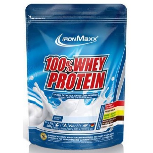 100% Whey Protein-500г(пакет) -Темный какао