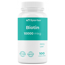 Biotin 10000 мкг - 100 капс