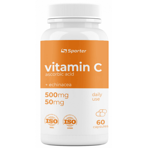 Vitamin C + Echinacea - 60 капс