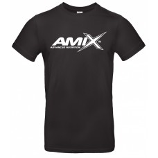 Футболка Amix - белое лого черная