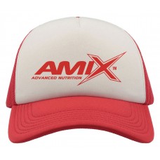 Кепка Amix - красно-белая 