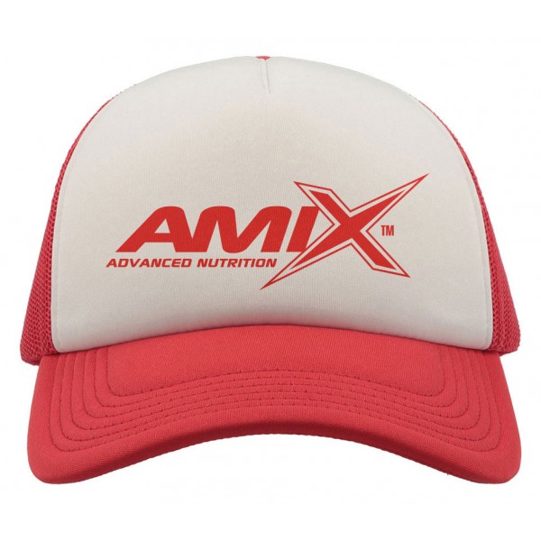 Кепка Amix - красно-белая 
