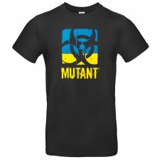 Футболка Mutant Ukrainian logo мужская черная