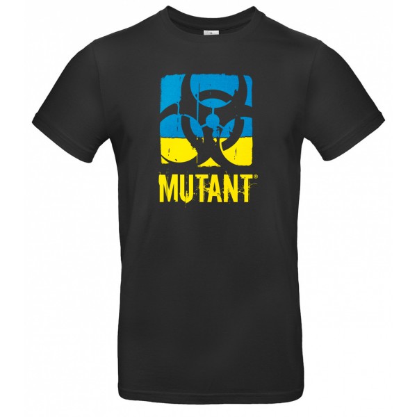 Футболка Mutant Ukrainian logo мужская черная