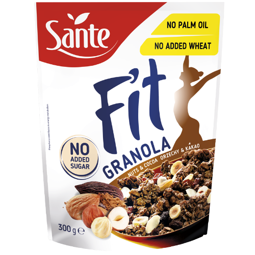 Granola Fit - 300 г - Nuts Cocoa (No Added Sugar)