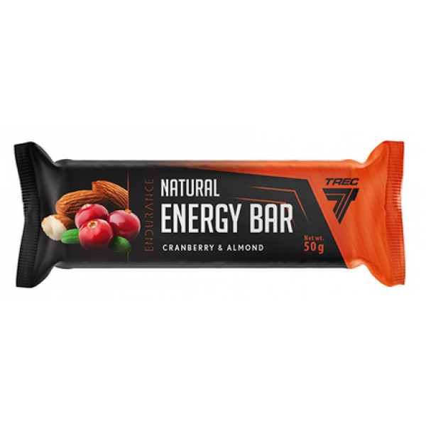 Батончик Natural Energy Bar - клюква&миндаль