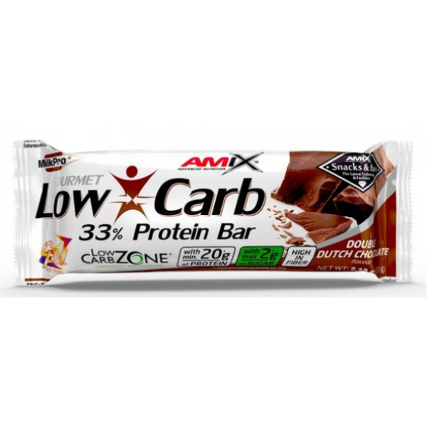 Батончик Low-Carb 33% Protein Bar 60г 1/15 - Double-dutch chocolate